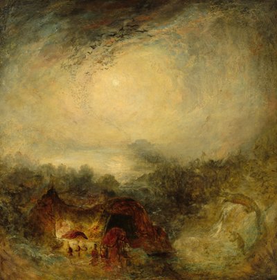 The Evening of the Deluge by Joseph Mallord William Turner
