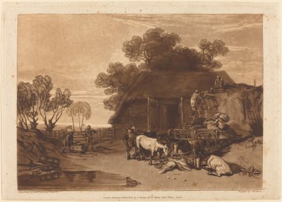 The Straw Yard by Joseph Mallord William Turner