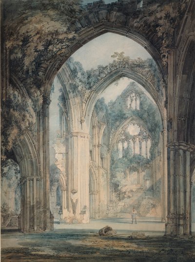 Transept of Tintern Abbey, Monmouthshire, c. 1794 by Joseph Mallord William Turner