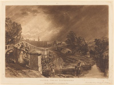 Watercress Gatherers, published 1819 by Joseph Mallord William Turner