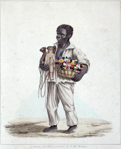 Puppet Seller at the Carnival, Kingston, Jamaica by J.M. Belisario