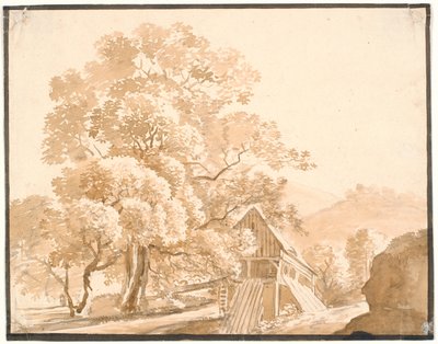 A Mill at Lausanne by J.P. Møller