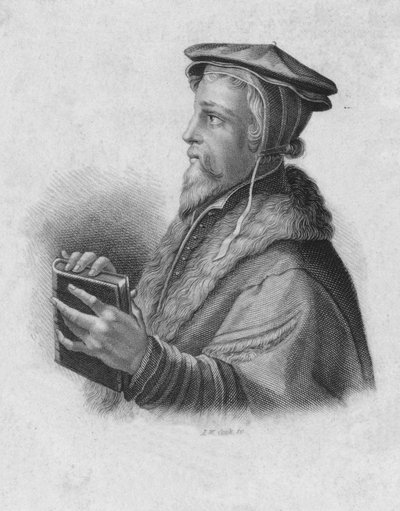 Thomas Becon, c. 1830s by J.W. Cook