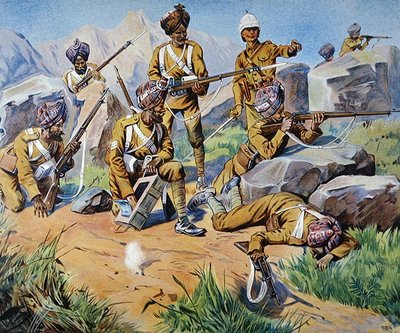 Indian Troops at Bay by J. A. Stewart