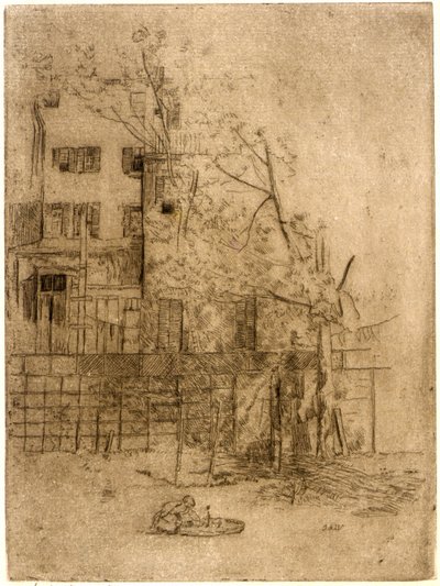 My Back Yard no. 1 by J. Alden Weir