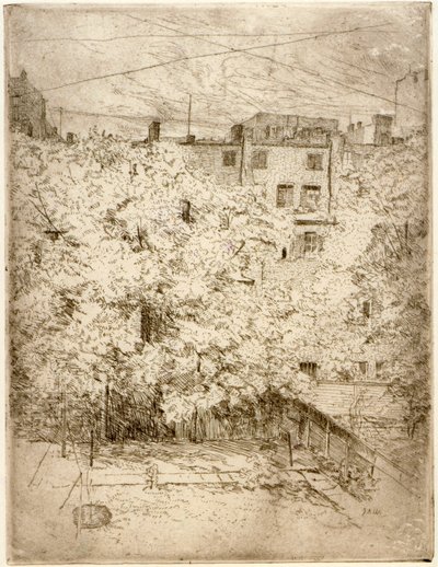 My Back Yard no. 2 by J. Alden Weir