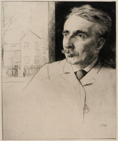 Portrait of John F. Weir by J. Alden Weir