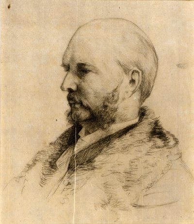 Portrait of Robert Hoe by J. Alden Weir