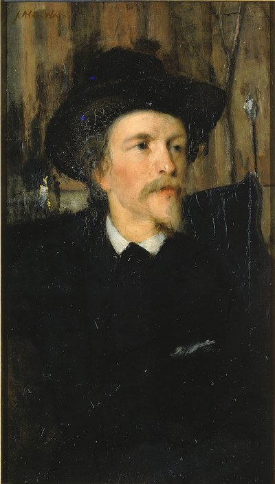 Portrait of Wyatt Eaton by J. Alden Weir