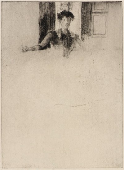 Sketch by the Window by J. Alden Weir