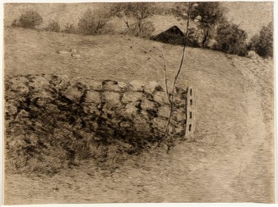 The Barn Lot by J. Alden Weir