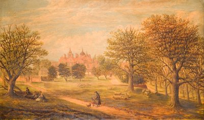 Aston Hall from the West by J. Beardmore