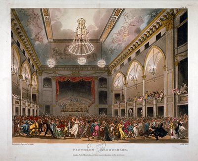 The Pantheon, Oxford Street, Westminster, 1809 by J Bluck