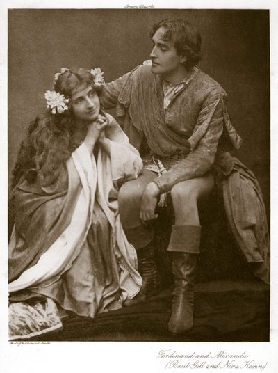 Ferdinand and Miranda, c. 1900 by J Caswall Smith