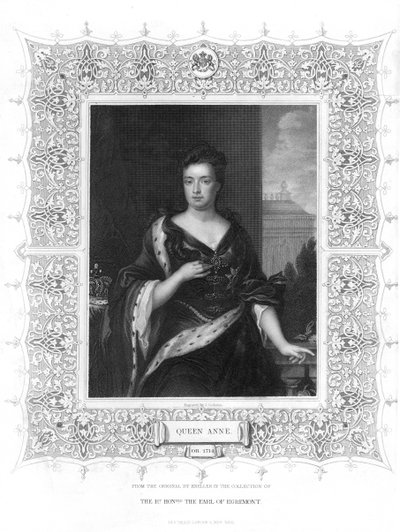 Anne, Queen of Great Britain, 19th Century by J. Cochran