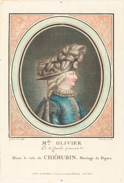 Mademoiselle Olivier by J. Coutellier