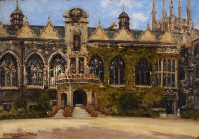Oriel College by J. Edward Homerville Hague