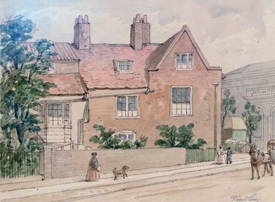 Old Houses at Kennington Green by J. Findley