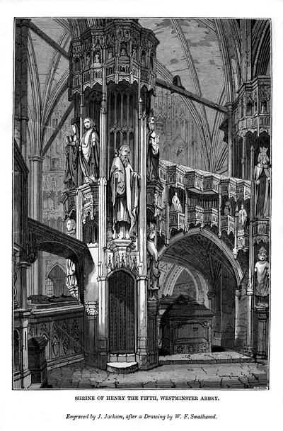 Shrine of Henry V, Westminster Abbey by J. Jackson