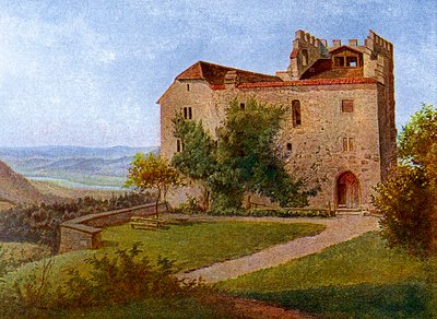 Habsburg Castle, near Aargau, Switzerland by J Lange