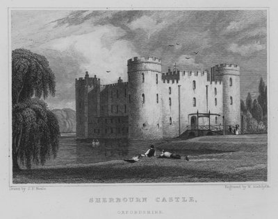 Sherbourn Castle, Oxfordshire by John Preston Neale