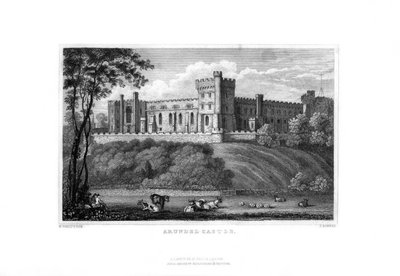 Arundel Castle, West Sussex, 1829 by J. Rogers