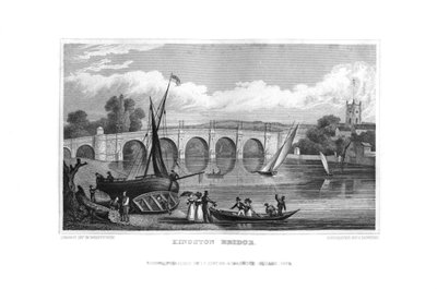 Kingston Bridge, London by J. Rogers