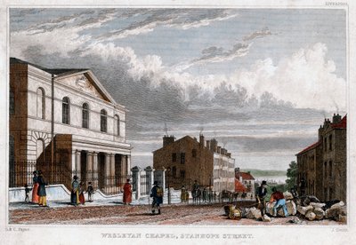 Wesleyan Chapel, Stanhope Street, London, 1830 by J. Smith