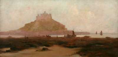 Low Tide, St Michaels Mount by J. T. Richardson