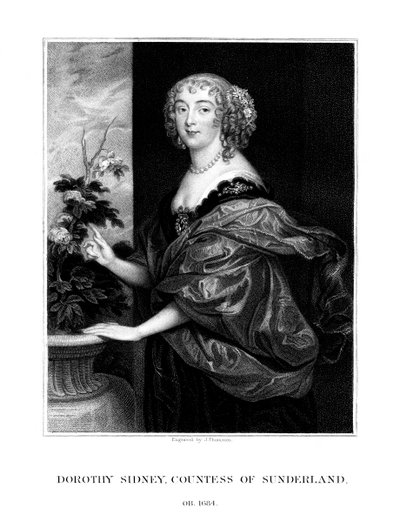 Dorothy Spencer, Countess of Sunderland, 1823 by J. Thomson