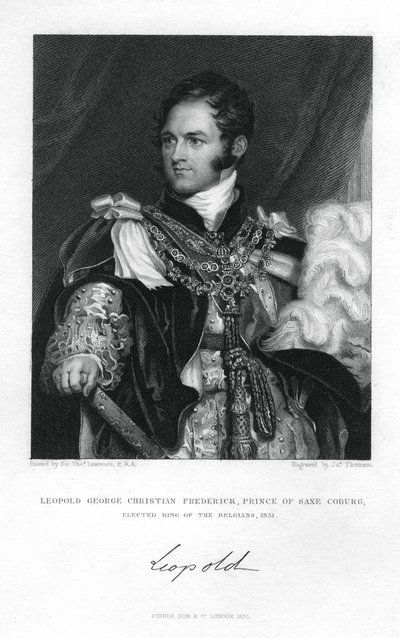 Prince Leopold of Saxe-Coburg-Saalfeld by J. Thomson