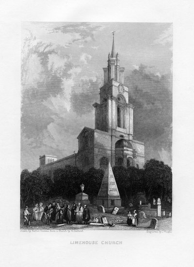 Limehouse Church, London by J. Woods