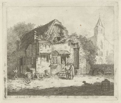 Farm Near a Church by Jabes Heenck