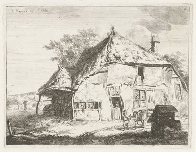 Farmhouse by a Well by Jabes Heenck