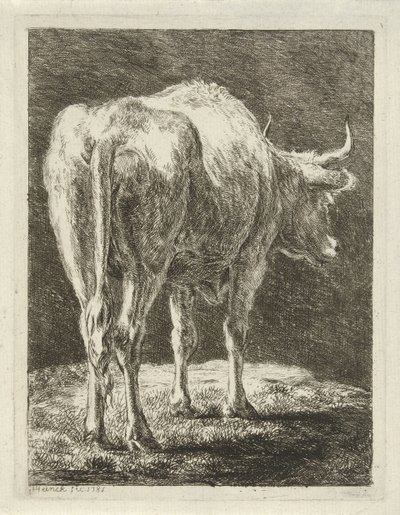Cow in a Landscape by Jabes Heenck
