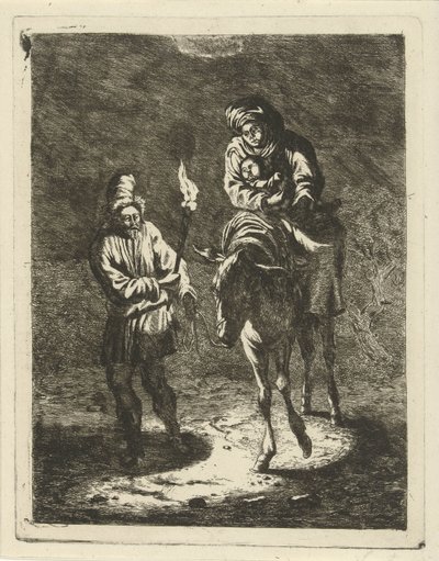 Flight into Egypt by Jabes Heenck