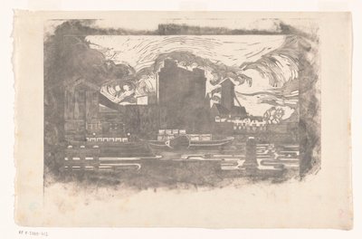 Factory on the Zaan by Jac Jongert
