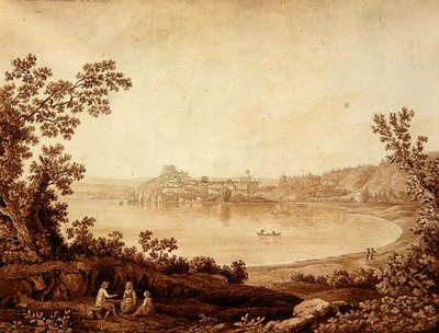 Lake Bracciano by Jacob Philippe Hackert