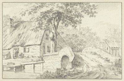 Village Scene by Jacob  Cats