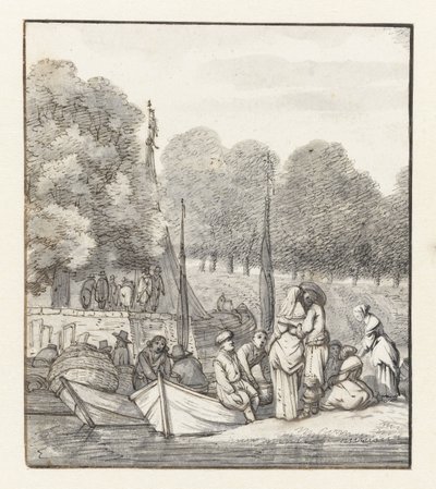 Landing Place for Boats by Jacob Esselens