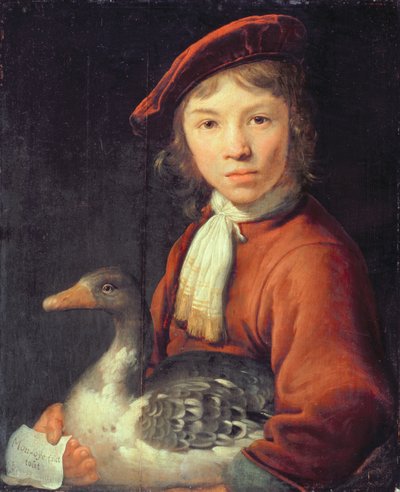 Boy with a Goose by Jacob Gerritsz Cuyp