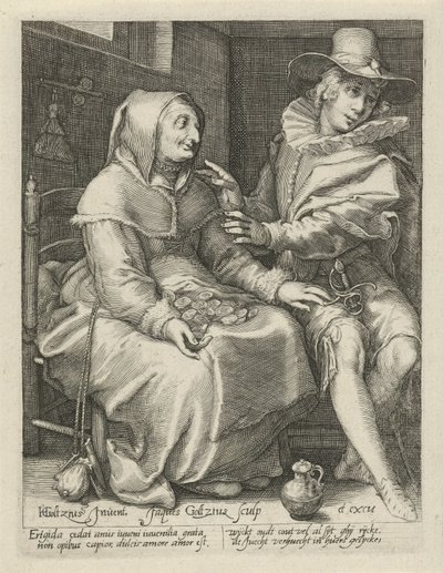 Unequal Love by Jacob Goltzius (II)