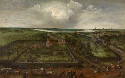 Village at the Scheldt by Jacob Grimmer
