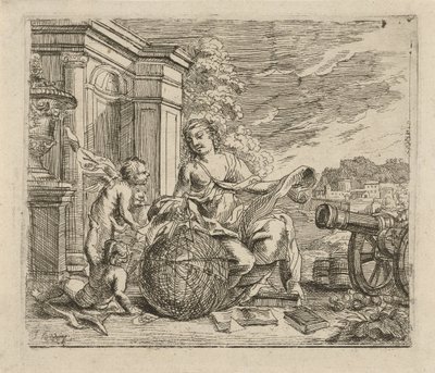 Allegory of Geometry by Jacob Herreyns (I)