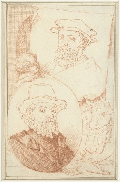 Dirk and Wouter Crabeth by Jacob Houbraken