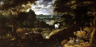 Orpheus Charming the Animals by Jacob I Savery