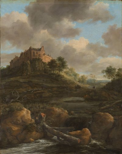 Bentheim Castle by Jacob van Ruisdael