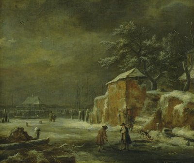 Winter Landscape by Jacob van Ruisdael