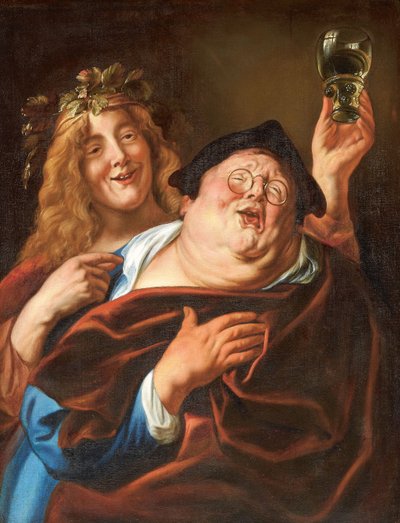 Bacchus and a Follower, after 1645 by Jacob Jordaens
