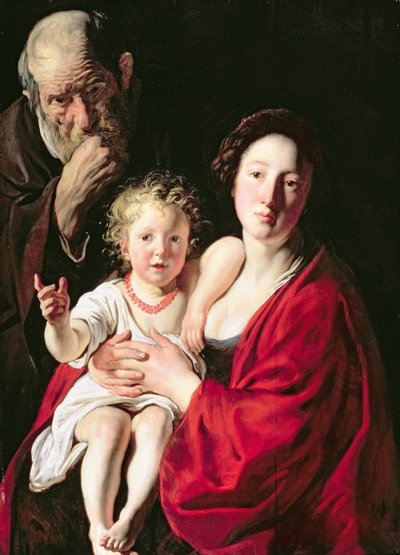 Holy Family by Jacob Jordaens